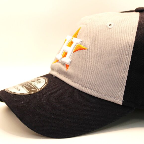 New Era 9TWENTY Houston Astros Hat OSFM Gray/Navy Snapback – MLB Genuine - Picture 3 of 9